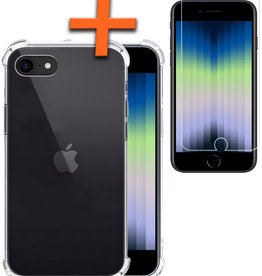 Nomfy Nomfy iPhone SE 2022 Hoesje Shockproof Met Screenprotector