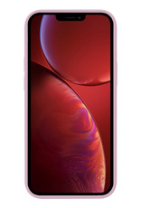 NoXx Hoes Geschikt voor iPhone 13 Mini Hoesje Cover Siliconen Back Case Hoes Met Screenprotector - Lila
