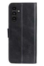 Samsung Galaxy A13 5G Hoesje Bookcase 2x Screenprotector - Samsung Galaxy A13 5G Case Hoes Cover - Samsung Galaxy A13 5G Screenprotector 2x - Zwart