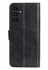 Samsung Galaxy A13 5G Hoesje Bookcase Met Screenprotector - Samsung Galaxy A13 5G Case Hoes Cover - Samsung Galaxy A13 5G Screenprotector - Zwart