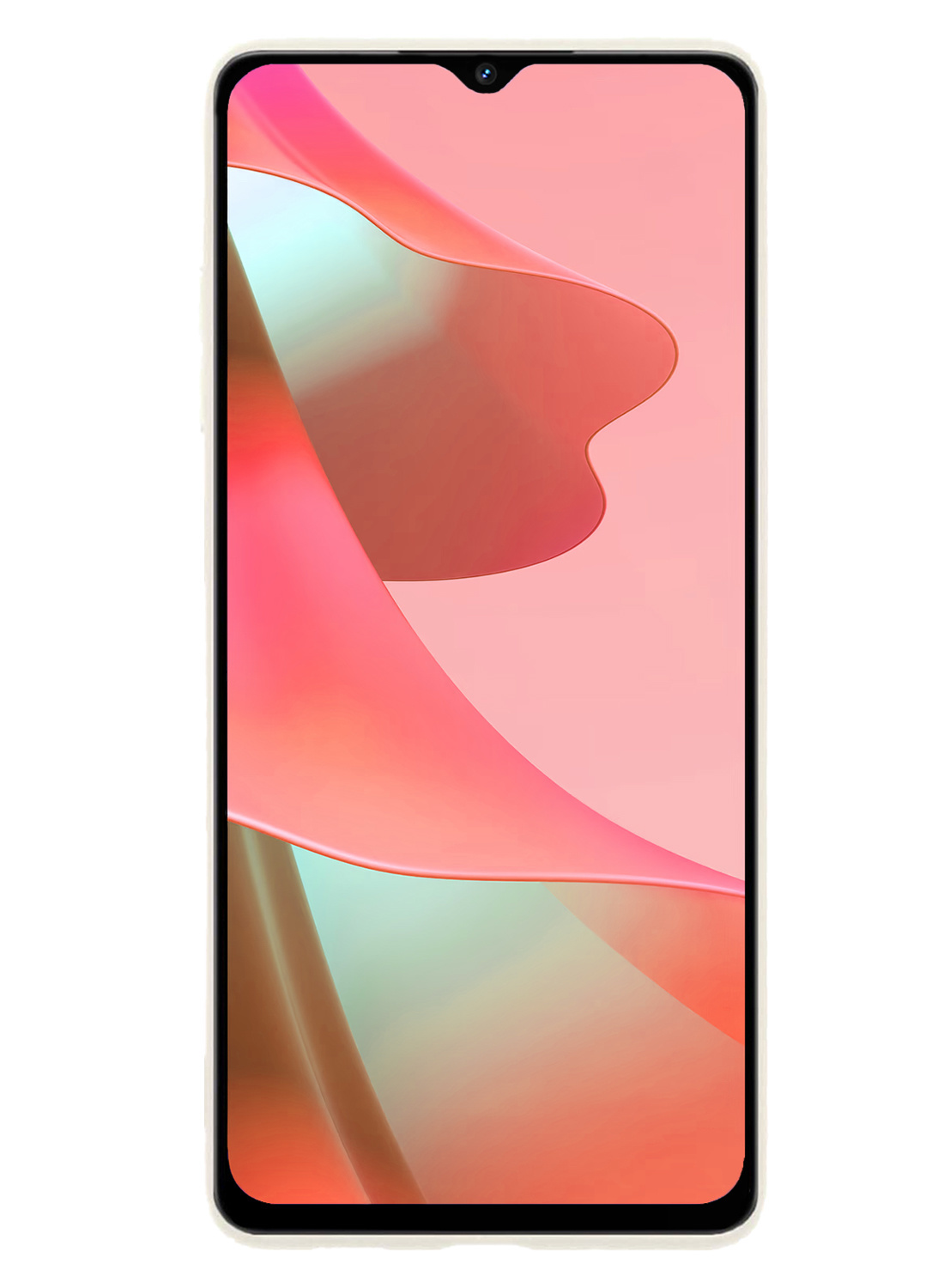 NoXx Hoes Geschikt voor OPPO A16 Hoesje Cover Siliconen Back Case Hoes Met 2x Screenprotector - Wit