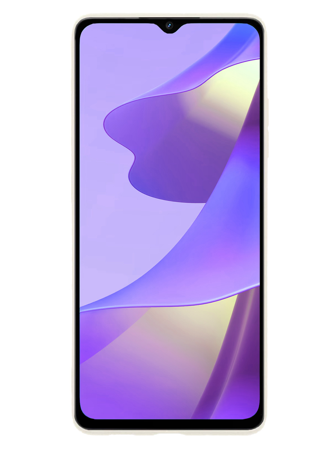 Nomfy Hoesje Geschikt voor OPPO A16 Hoesje Siliconen Cover Case Met Screenprotector - Hoes Geschikt voor OPPO A16 Hoes Back Case - Wit