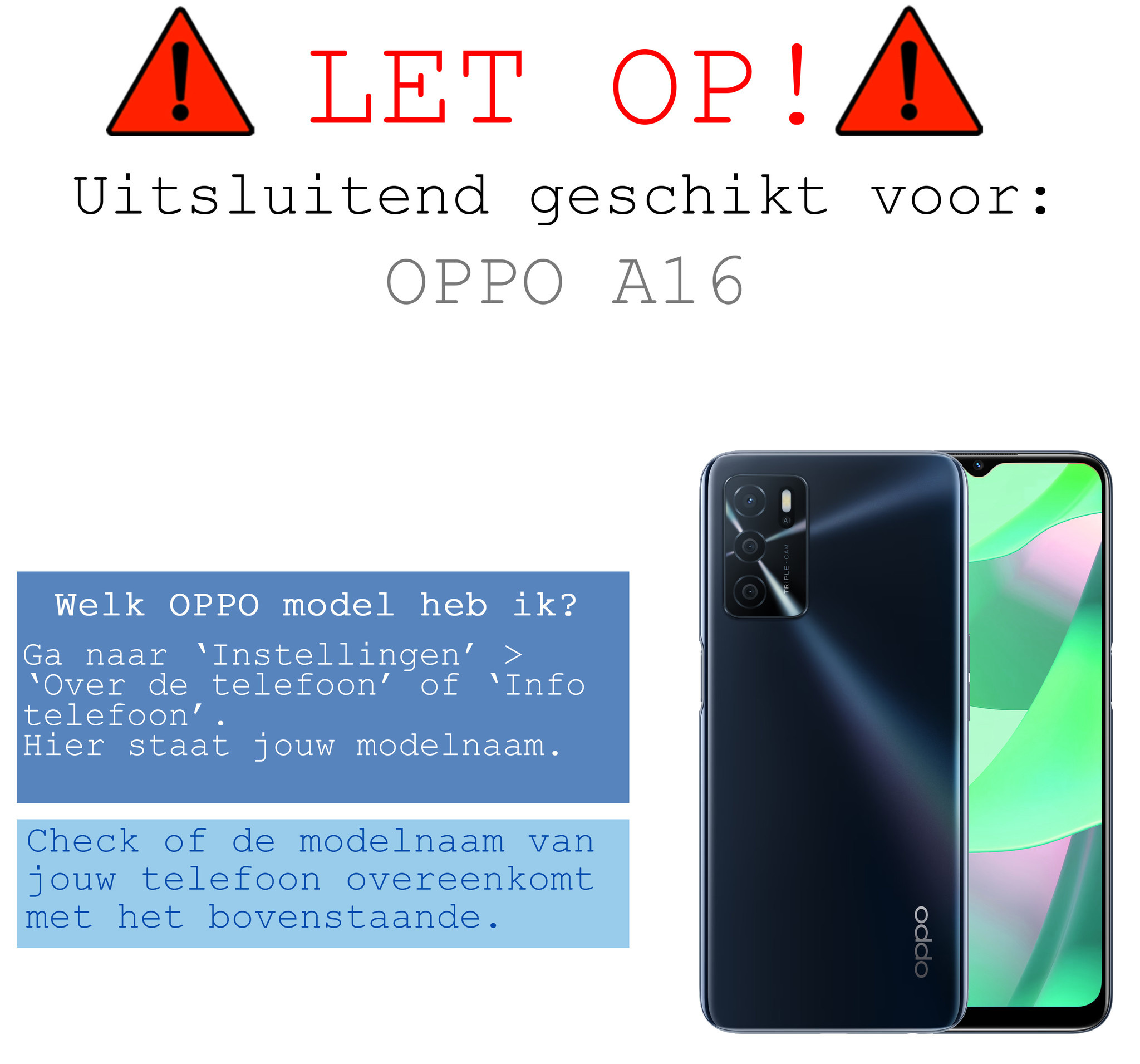 BASEY. Hoes Geschikt voor OPPO A16 Hoesje Bookcase Hoes Flip Case Book Cover Met 2x Screenprotector - Hoesje Geschikt voor OPPO A16 Hoes Book Case Hoesje - Donkerroze