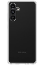 NoXx Hoes Geschikt voor Samsung A13 5G Hoesje Cover Siliconen Back Case Hoes Met 2x Screenprotector - Transparant