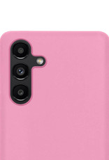NoXx Hoes Geschikt voor Samsung A13 5G Hoesje Cover Siliconen Back Case Hoes Met 2x Screenprotector - Lichtroze