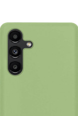 NoXx Hoes Geschikt voor Samsung A13 5G Hoesje Cover Siliconen Back Case Hoes Met 2x Screenprotector - Groen