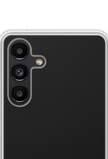 NoXx Hoes Geschikt voor Samsung A13 5G Hoesje Cover Siliconen Back Case Hoes Met Screenprotector - Transparant