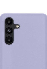 NoXx Hoes Geschikt voor Samsung A13 5G Hoesje Cover Siliconen Back Case Hoes Met Screenprotector - Lila