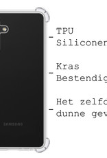 BASEY. Hoes Geschikt voor Samsung A13 5G Hoesje Shock Proof Case Hoes Siliconen Met Screenprotector - Hoesje Geschikt voor Samsung Galaxy A13 5G Hoes Cover Shockproof - Transparant