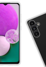 Nomfy Hoesje Geschikt voor Samsung A13 5G Hoesje Siliconen Cover Case - Hoes Geschikt voor Samsung Galaxy A13 5G Hoes Back Case - 2-PACK - Transparant