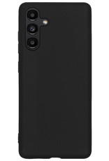 Nomfy Hoesje Geschikt voor Samsung A13 5G Hoesje Siliconen Cover Case - Hoes Geschikt voor Samsung Galaxy A13 5G Hoes Back Case - Zwart