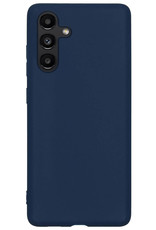 Nomfy Hoesje Geschikt voor Samsung A13 5G Hoesje Siliconen Cover Case - Hoes Geschikt voor Samsung Galaxy A13 5G Hoes Back Case - Donkerblauw