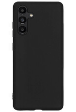 NoXx Hoes Geschikt voor Samsung A13 5G Hoesje Cover Siliconen Back Case Hoes - Zwart