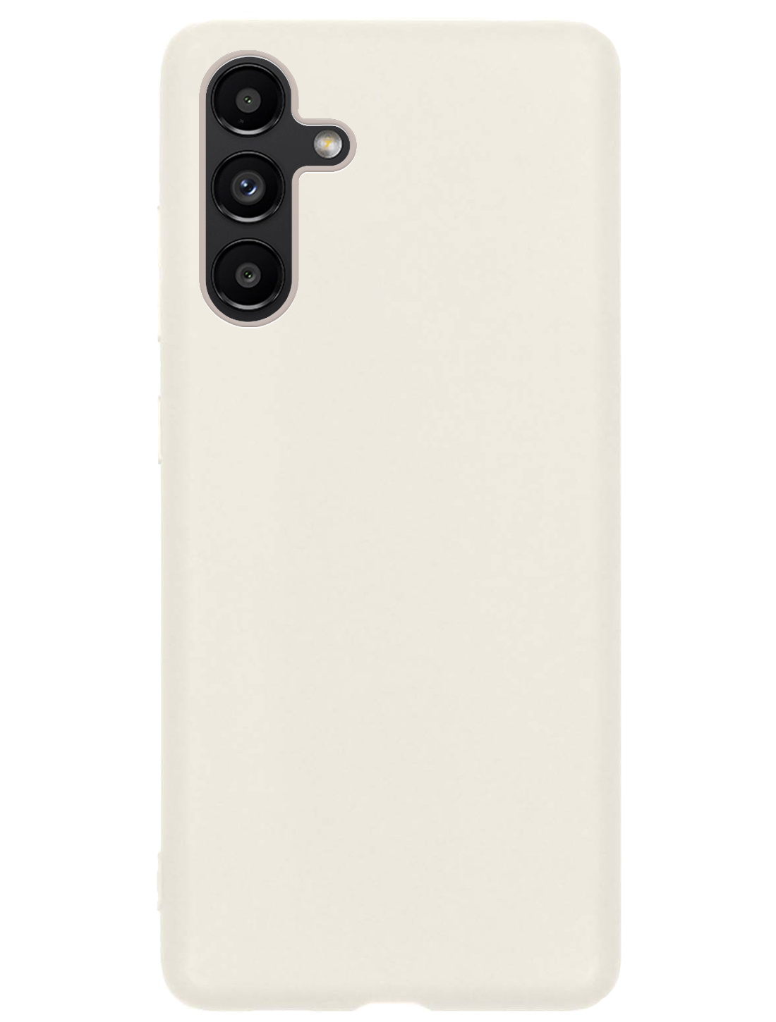 NoXx Hoes Geschikt voor Samsung A13 5G Hoesje Cover Siliconen Back Case Hoes - Wit