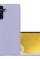 NoXx Hoes Geschikt voor Samsung A13 5G Hoesje Cover Siliconen Back Case Hoes - Lila