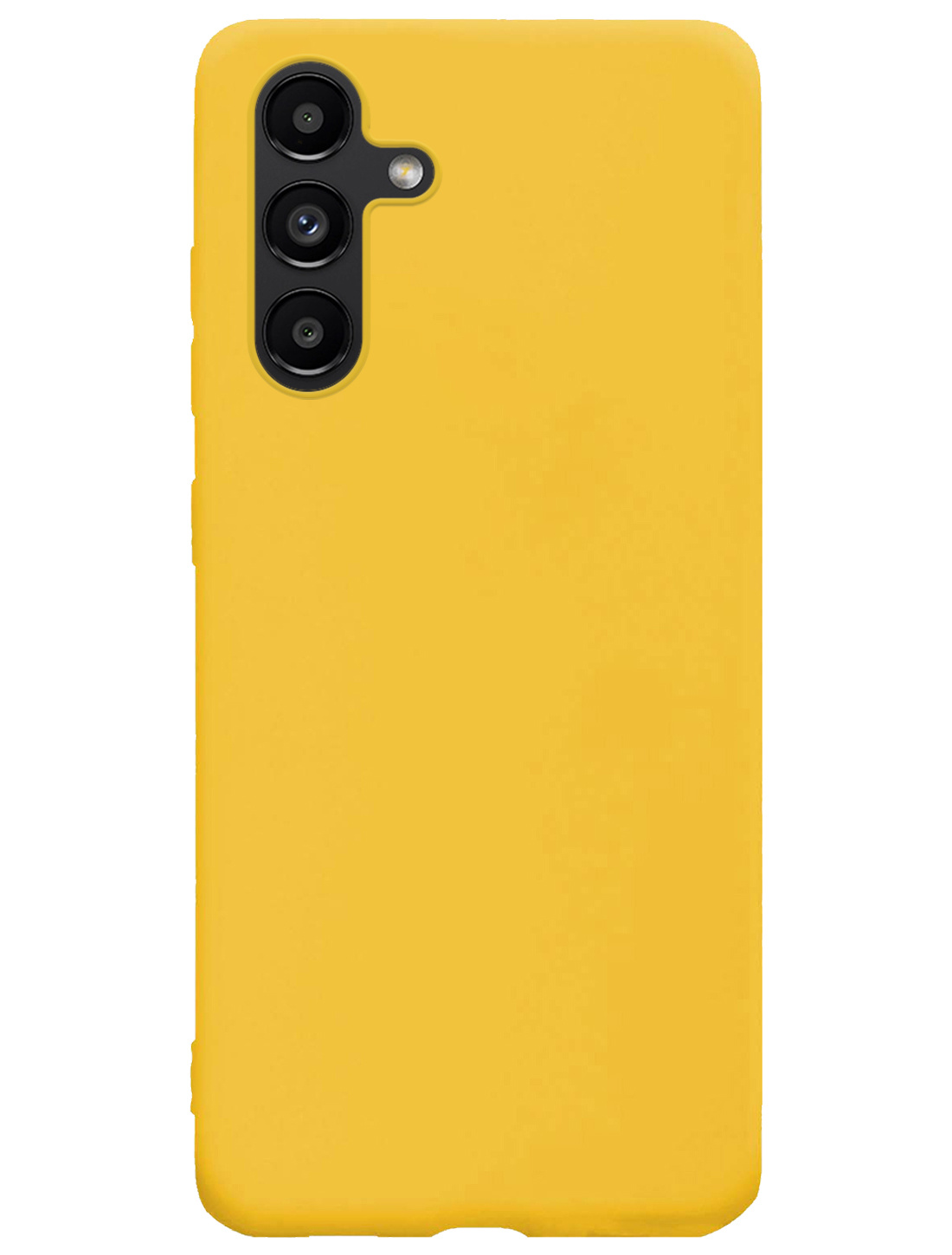 NoXx Hoes Geschikt voor Samsung A13 5G Hoesje Cover Siliconen Back Case Hoes - Geel