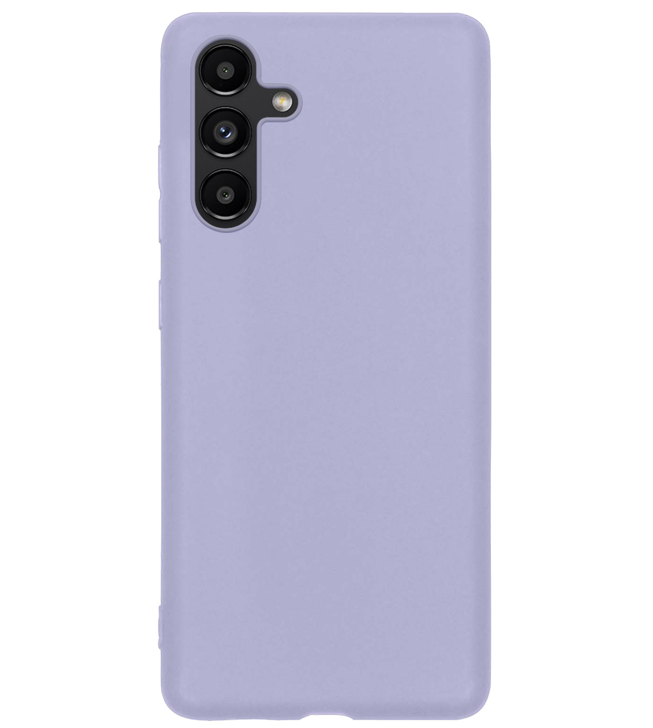 BASEY. Hoes Geschikt voor Samsung A13 5G Hoesje Siliconen Back Cover Case - Hoesje Geschikt voor Samsung Galaxy A13 5G Hoes Cover Hoesje - Lila - 2 Stuks