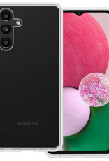 BASEY. Hoes Geschikt voor Samsung A13 5G Hoesje Siliconen Back Cover Case - Hoesje Geschikt voor Samsung Galaxy A13 5G Hoes Cover Hoesje - Transparant
