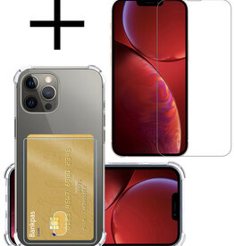 NoXx NoXx iPhone 13 Pro Hoesje Pashouder Met Screenprotector