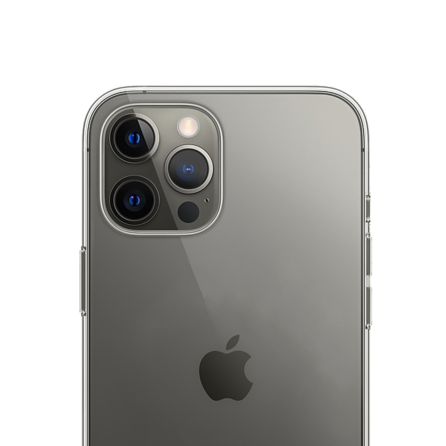 NoXx Hoes Geschikt voor iPhone 13 Pro Max Hoesje Cover Siliconen Back Case Hoes Met 2x Screenprotector - Transparant