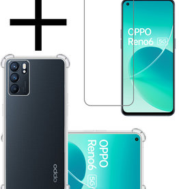 NoXx NoXx OPPO Reno 6 Hoesje Shockproof Met Screenprotector