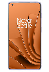 Nomfy Hoesje Geschikt voor OnePlus 10 Pro Hoesje Siliconen Cover Case Met Screenprotector - Hoes Geschikt voor OnePlus 10 Pro Hoes Back Case - Lila