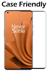 Nomfy Hoesje Geschikt voor OnePlus 10 Pro Hoesje Siliconen Cover Case Met 2x Screenprotector - Hoes Geschikt voor OnePlus 10 Pro Hoes Back Case - Lila