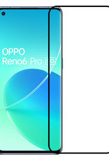 OPPO Reno 6 Pro Hoesje Transparant Cover Shock Proof Case Hoes Met Screenprotector