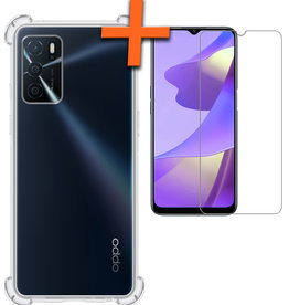 Nomfy OPPO A16 Hoesje Shockproof Met Screenprotector