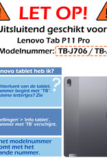 Nomfy Screenprotector Geschikt voor Lenovo Tab P11 Pro Screenprotector Bescherm Glas - Screen Protector Geschikt voor Lenovo Tab P11 Pro Screenprotector Tempered Glass
