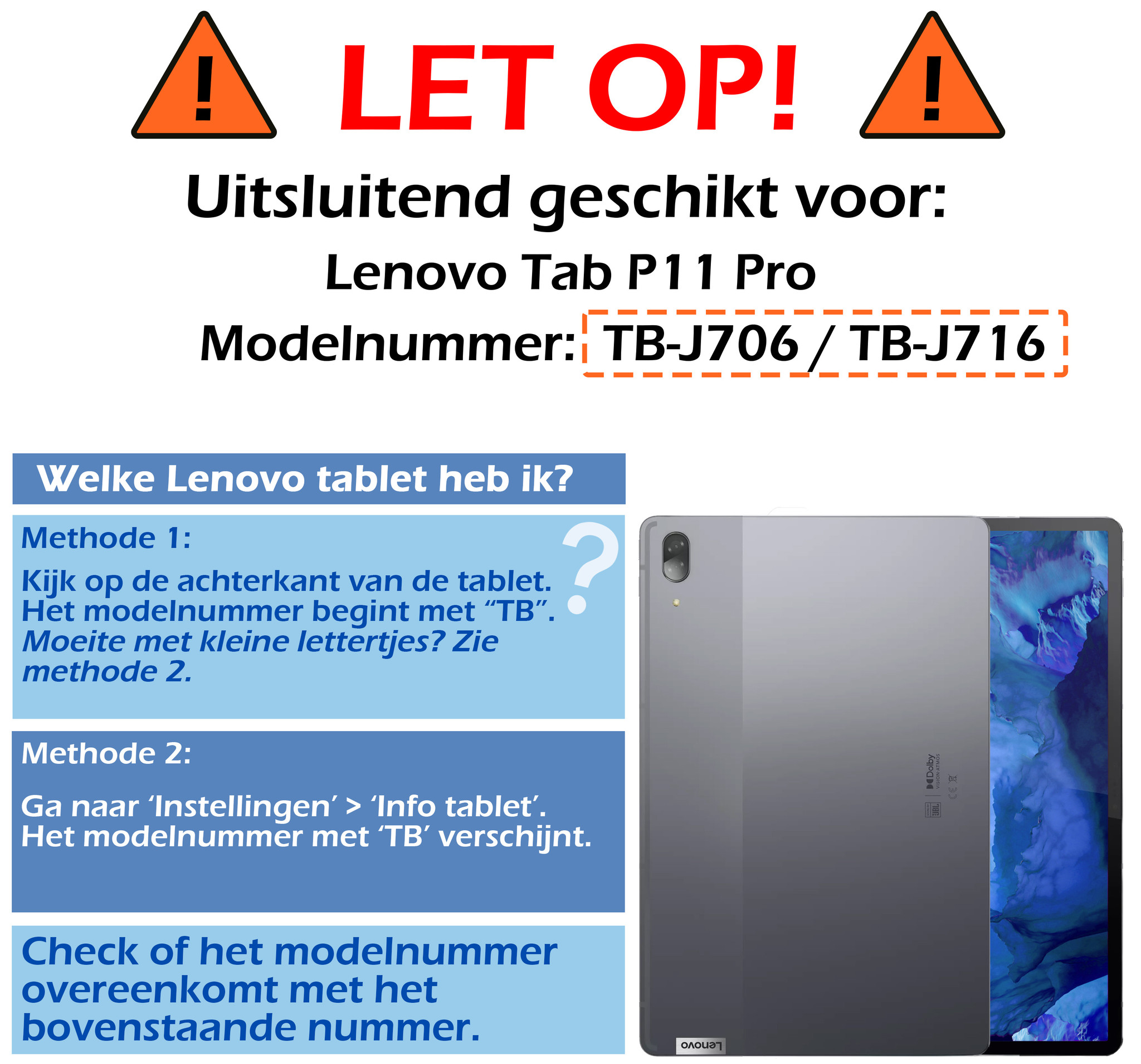 Nomfy Screenprotector Geschikt voor Lenovo Tab P11 Pro Screenprotector Bescherm Glas - Screen Protector Geschikt voor Lenovo Tab P11 Pro Screenprotector Tempered Glass - 3 PACK
