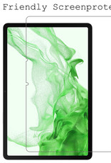 BASEY. Screenprotector Geschikt voor Samsung Galaxy Tab S8 Screenprotector Tempered Glass - Screenprotector Geschikt voor Samsung Tab S8 Screen Protector Beschermglas - 2 Stuks