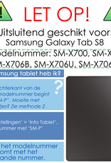 NoXx Screenprotector Geschikt voor Samsung Galaxy Tab S8 Screenprotector Bescherm Glas Screen Protector