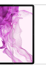 Nomfy Screenprotector Geschikt voor Samsung Galaxy Tab S8 Screenprotector Bescherm Glas - Screen Protector Geschikt voor Samsung Tab S8 Screenprotector Tempered Glass