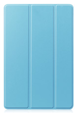 Nomfy Samsung Galaxy Tab S8 Hoesje 11 inch Case Licht Blauw - Samsung Galaxy Tab S8 Hoes Hardcover Hoesje Bookcase Met Uitsparing S Pen - Licht Blauw