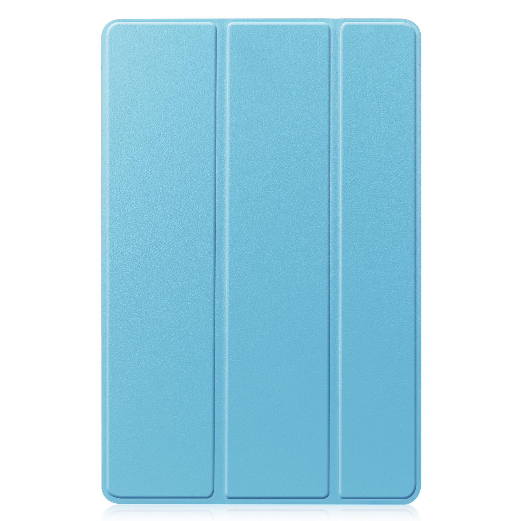 Nomfy Hoes Geschikt voor Samsung Galaxy Tab S8 Hoes Tri-fold Tablet Hoesje Case - Hoesje Geschikt voor Samsung Tab S8 Hoesje Hardcover Bookcase - Lichtblauw