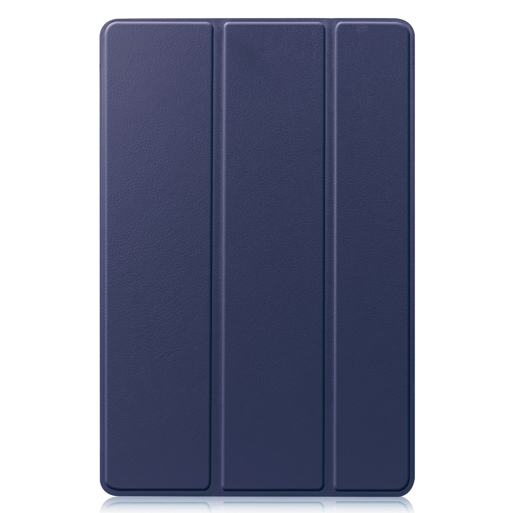 Nomfy Hoes Geschikt voor Samsung Galaxy Tab S8 Hoes Tri-fold Tablet Hoesje Case - Hoesje Geschikt voor Samsung Tab S8 Hoesje Hardcover Bookcase - Donkerblauw