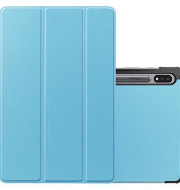 NoXx NoXx Samsung Galaxy Tab S8 Hoes - Lichtblauw