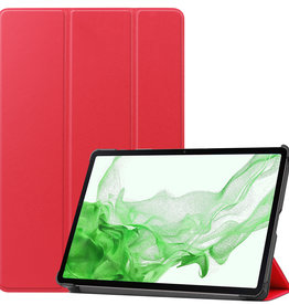 BASEY. BASEY. Samsung Galaxy Tab S8 Hoes - Rood