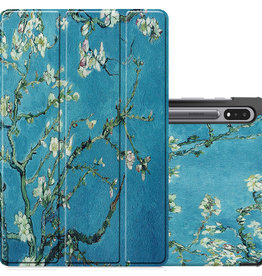 NoXx NoXx Samsung Galaxy Tab S8 Hoes - Bloesem
