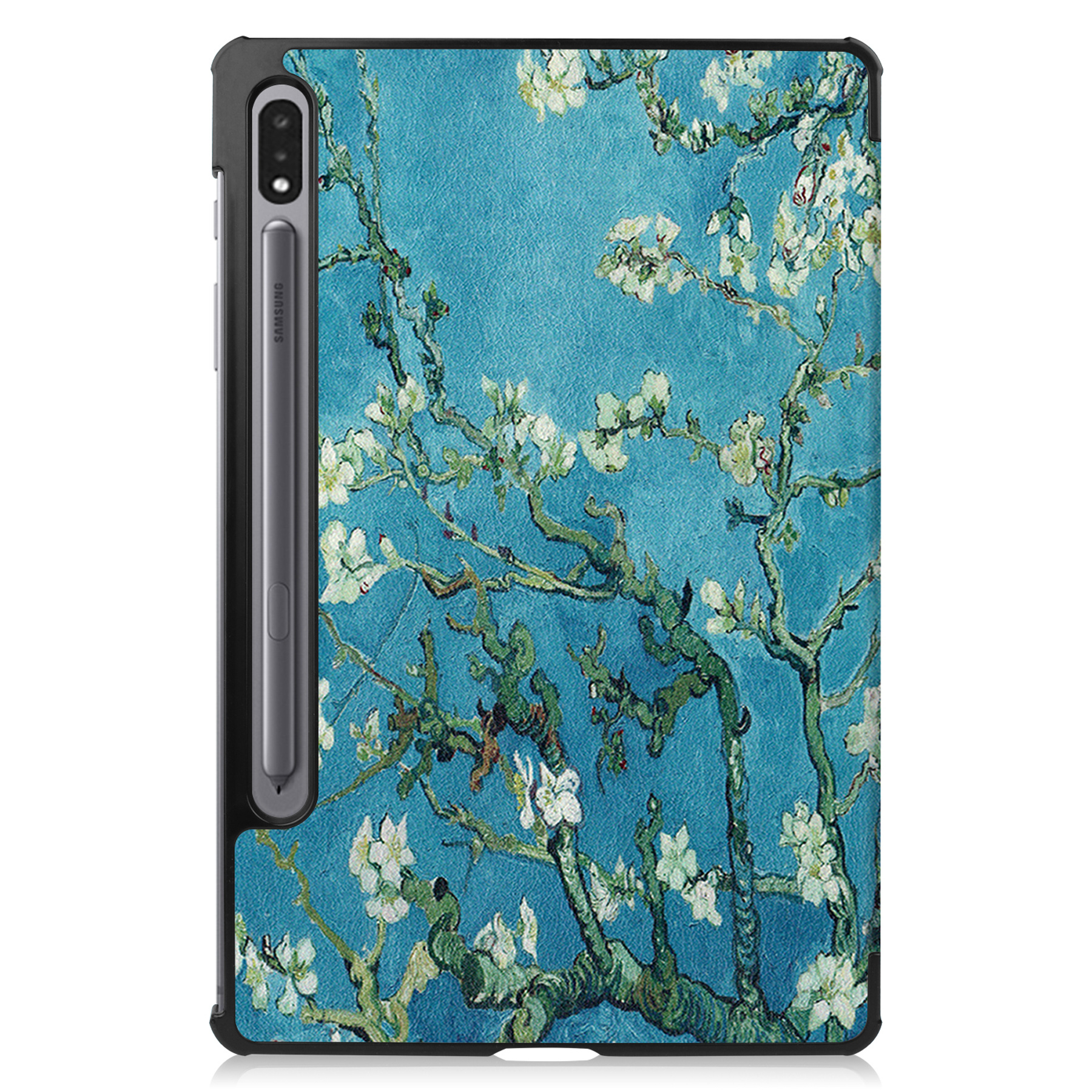 NoXx Hoesje Geschikt voor Samsung Galaxy Tab S8 Hoesje Case Hard Cover Hoes Book Case - Bloesem