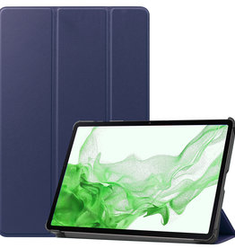 BASEY. BASEY. Samsung Galaxy Tab S8 Plus Hoes - Donkerblauw