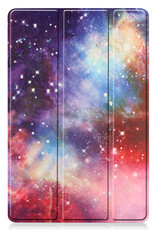 BASEY. Hoesje Geschikt voor Samsung Galaxy Tab S8 Hoes Case Tablet Hoesje Tri-fold Met Screenprotector - Hoes Geschikt voor Samsung Tab S8 Hoesje Hard Cover Bookcase Hoes - Galaxy