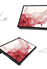 NoXx Hoesje Geschikt voor Samsung Galaxy Tab S8 Hoesje Case Hard Cover Hoes Book Case Met Screenprotector - Graffity