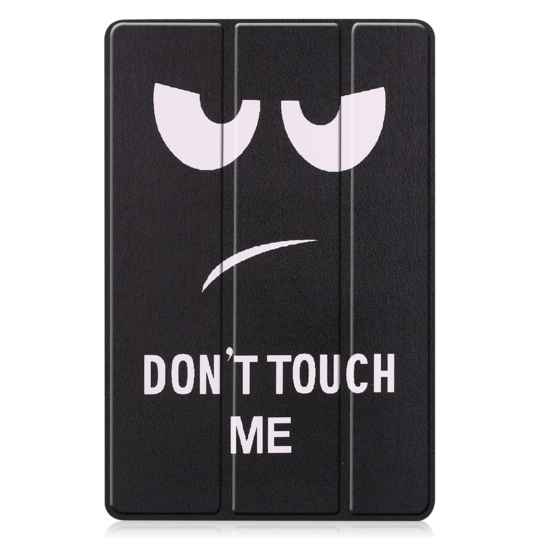 BASEY. Hoesje Geschikt voor Samsung Galaxy Tab S8 Plus Hoes Case Tablet Hoesje Tri-fold - Hoes Geschikt voor Samsung Tab S8 Plus Hoesje Hard Cover Bookcase Hoes - Don't Touch Me