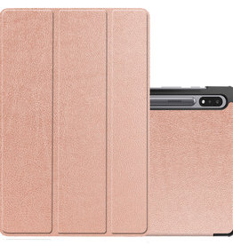 NoXx NoXx Samsung Galaxy Tab S8 Plus Hoes - Rose Goud