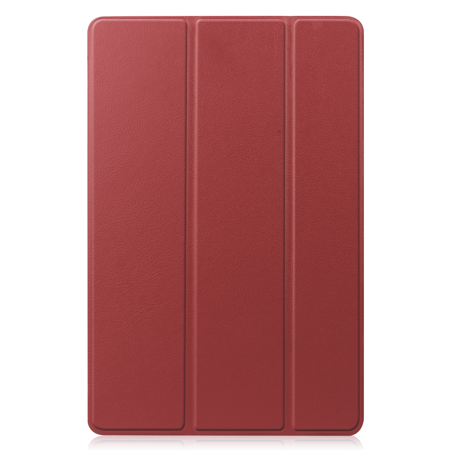 Nomfy Samsung Galaxy Tab S8 Plus Hoesje 12,4 inch Case Donker Rood - Samsung Galaxy Tab S8 Plus Hoes Hardcover Hoesje Bookcase Met Uitsparing S Pen - Donker Rood