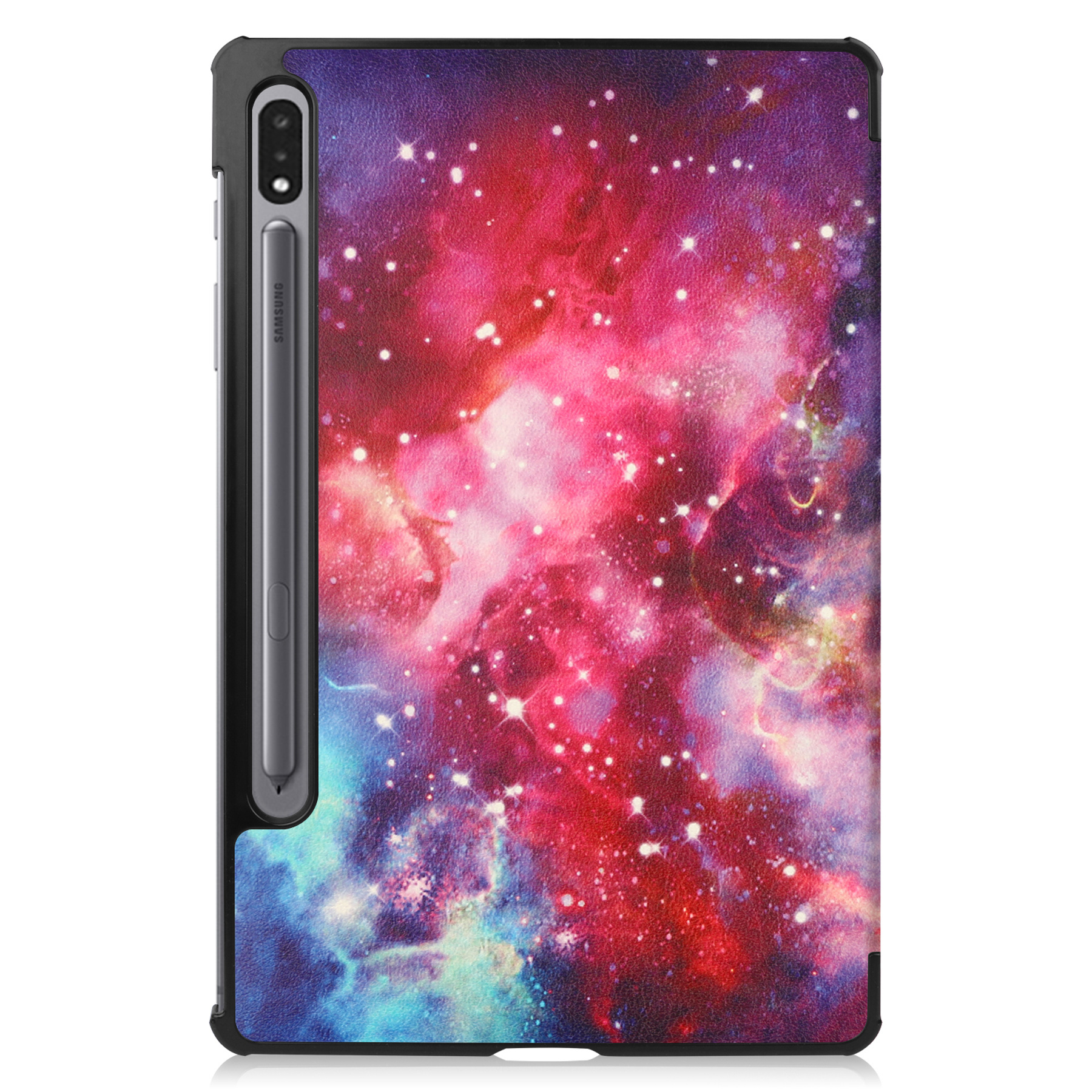 BASEY. Hoesje Geschikt voor Samsung Galaxy Tab S8 Ultra Hoes Case Tablet Hoesje Tri-fold - Hoes Geschikt voor Samsung Tab S8 Ultra Hoesje Hard Cover Bookcase Hoes - Galaxy