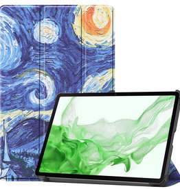 BASEY. BASEY. Samsung Galaxy Tab S8 Ultra Hoes - Sterrenhemel