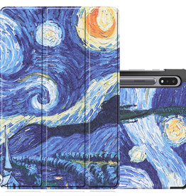 NoXx NoXx Samsung Galaxy Tab S8 Ultra Hoes - Sterrenhemel